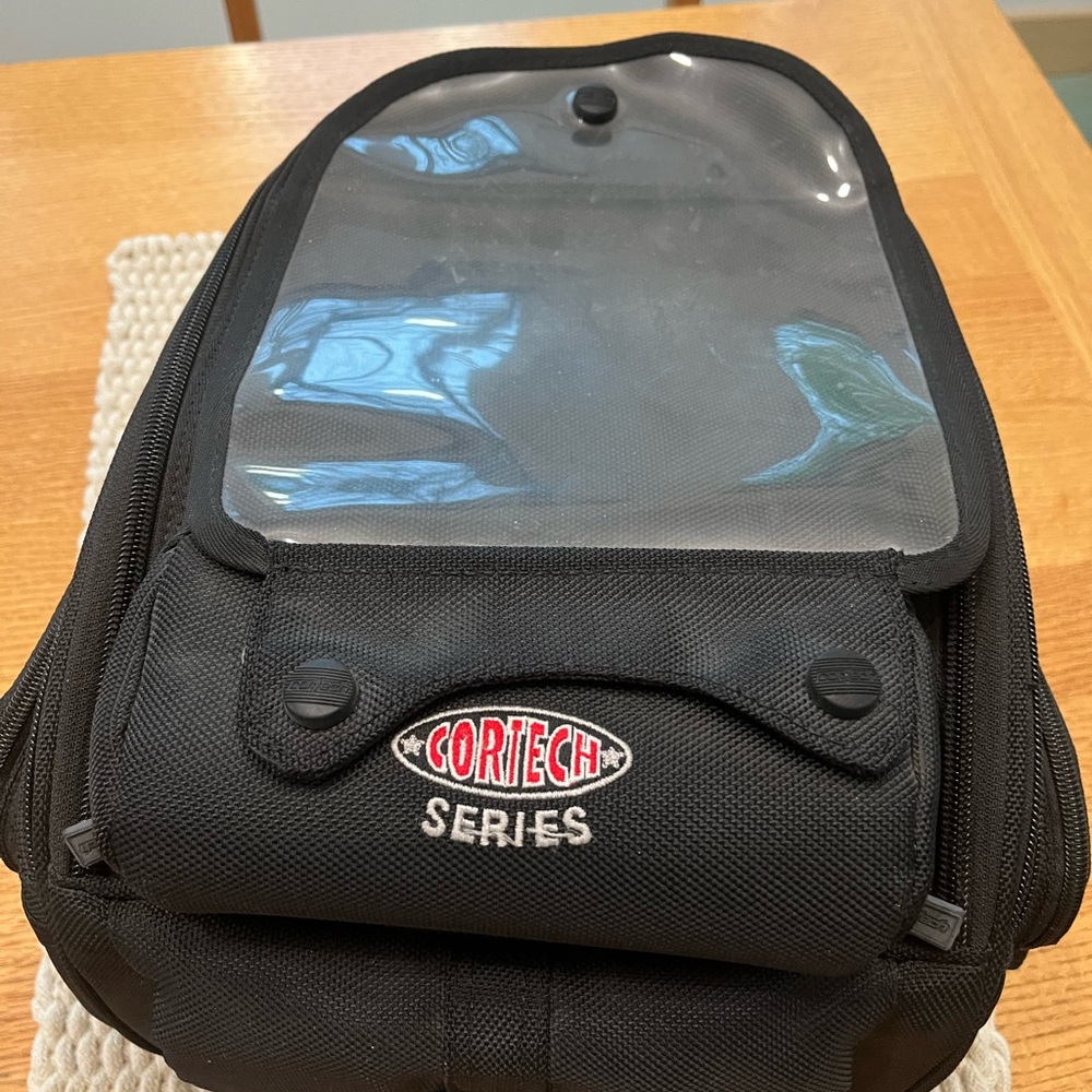Cortech Black Motorcycle Tank Bag
